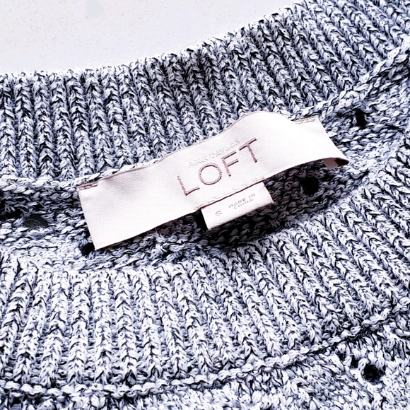 Loft Gray Sweater Size Small - Picture 6 of 6
